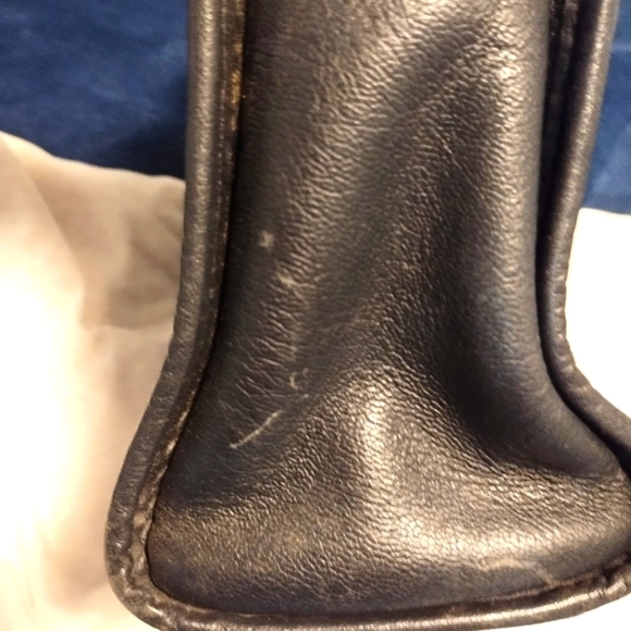 Ted Baker Hanaee Double Zipper  Black Leather Handbag - Picture 12 of 16